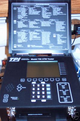 Tele-path instruments tpi 750 atm tester /case manual 