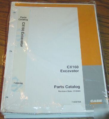 Case CX160 excavator parts catalog manul book