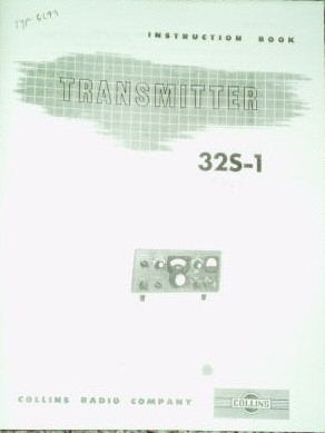 Collins 32S-1 instruction manual + service bulletins