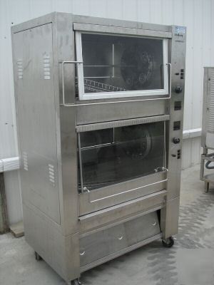 2001 hickory 10.10E double rotisserie oven baskets