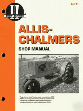 Allis chalmers tractor i&t shop/service manual ac-11