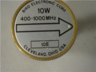 Bird wattmeter slug element 10W 400-1000MHZ 10E