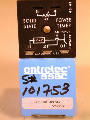 Entrelec solid state timer THD4C415S