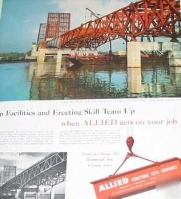 Gilmore st. bridge jacksonville allied steel -1950 ad