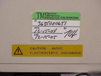 Hp 70842B error detector , option 808, .01 - 1.5 gbit/s