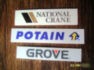Ironworker decal hard hat grove potain national cranes 