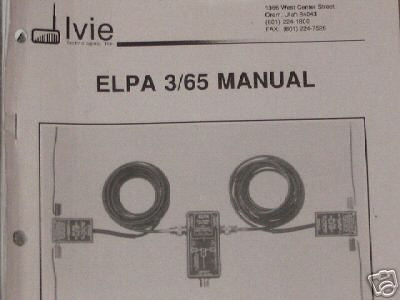 Ivie 3\65 elpa emergency-field antenna eyring 302A 