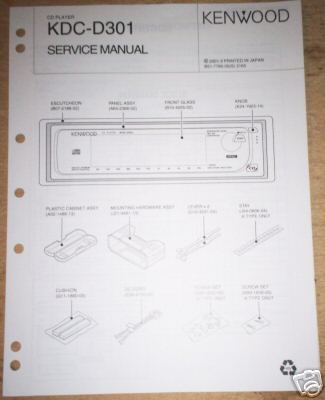 Kenwood kdc-D301 cd player service manual