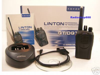 Linton lt-3260 (400~470MHZ) proffessional radio + cable