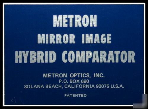 Metron mirror image hybrid comparator