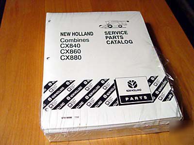 New holland CX840 CX860 CX880 parts manual combine cx