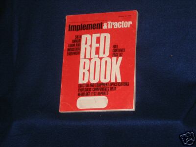 Original implement & tractor 59TH red book