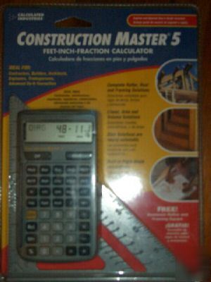  construction master 5 b calculator 