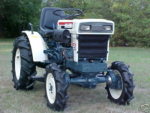 4X4 bolens compact tractor and loader with snow bucket