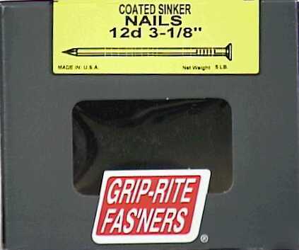 Fox valley steel and wire 78862 nail sinker coated 12D