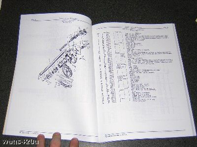 John deere 320 & 330 tractor parts catalog manual