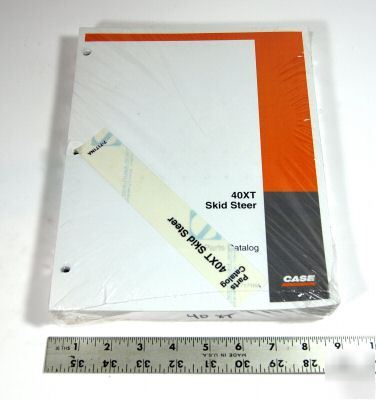 New case parts book - 40 xt skid steer - 