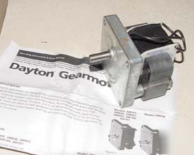 New dayton ac gearmotor 1 /100 hp 