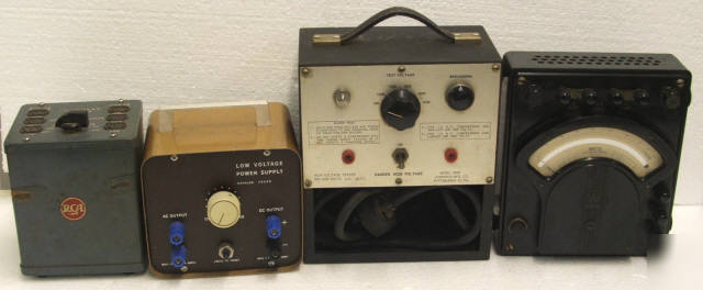 Rca isotap - westinghouse - volt tester - power supply