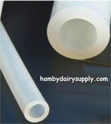 Silicone milk tubing per foot 1/2 inch i.d. 