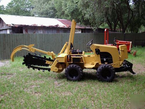 Vermeer V3550A ride on trencher, 2002, only 995 hours