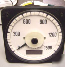 Crompton instruments ac kilowatts gauge 0-1500 amps