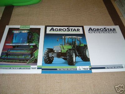 Deutz fahr tractor & combine brochures