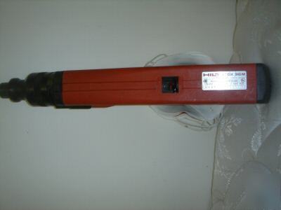 Hilti dx 36 m powder actuated tool used one time