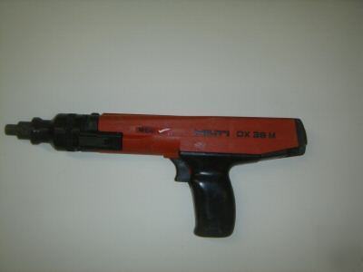 Hilti dx 36 m powder actuated tool used one time