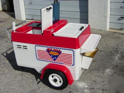 Hot dog push cart