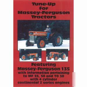 Massey ferguson tractor 135 35 50 30 z 4CYL tune-up vhs