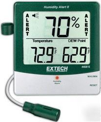 New hygro thermometer w/ dew point & alarm - 