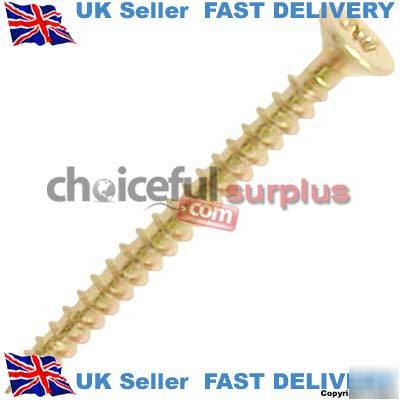 New solo chipboard screws 3.5MM x 40MM pack of 200