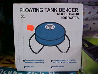New tank de-icer floating 1000 watts safe 1 yr warranty 