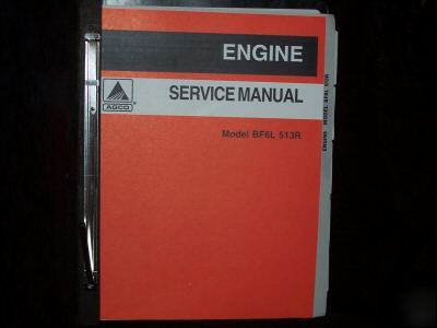 Original deutz engine BF6L 513T 6 cyl service manual