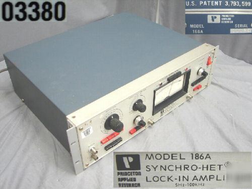 Princeton applied research 186A synchro-het lock-in amp
