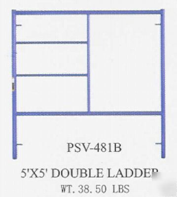 Scaffold frame 5X5' ladder 10 sets scaffolding
