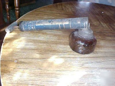 Vintage chapin glass & metal insect sprayer