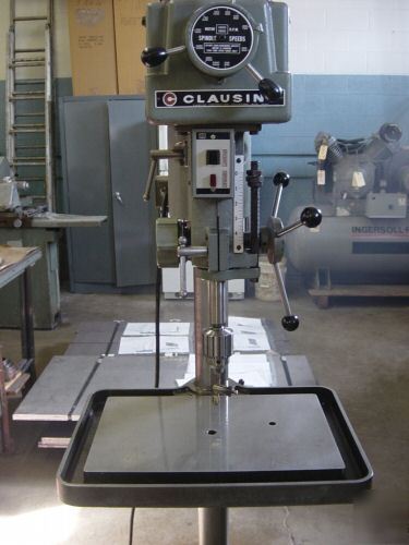 Clausing drill press 1793 - variable speed