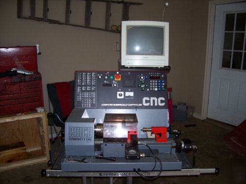 Emco cnc F1 mill and emco cnc compact 5 lathe 