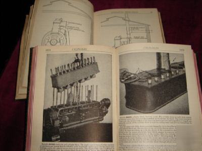 Lot of 2 audels diesel engine manuals 1936 & 1948