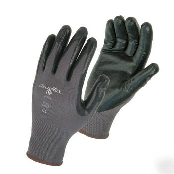 Nitrile foam coated palm nylon knit gloves - s
