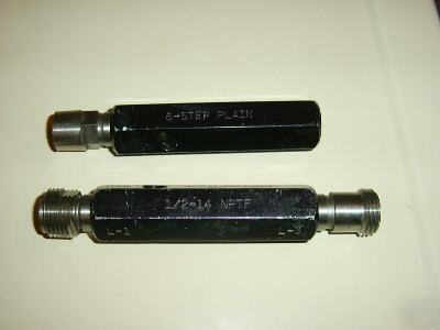 Pipe gage,1/2-14-nptf,L1 and L3 and 6 step taper gage