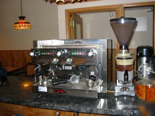 San remo, double espresso/cappuccino machine