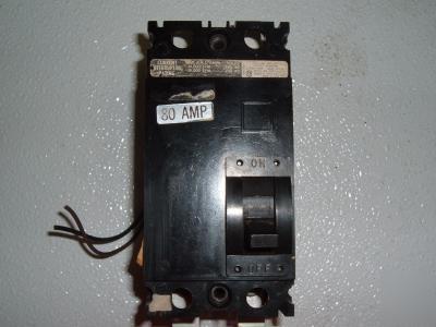 Square d circuit breaker FAL240801021 80 amp 2 pole 480