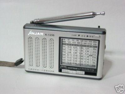 Dual conversion pocket shortwave radio receiver a-1206