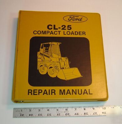 Ford repair manual - cl-25 compact loader - 1983