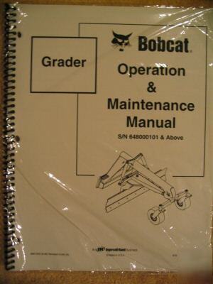 Ingersoll rand bobcat skid steer grader operator manual