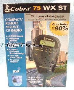 New cobra 75WXST 75-wx-st 40 ch mobile handset cb radio