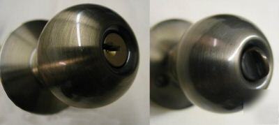 Schlage oil rubbed bronze keyed entry knob #F51ORB609